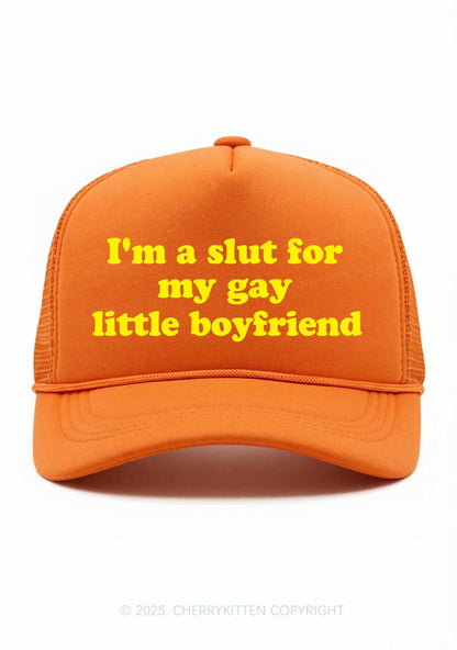 Slxt For My Gay BF Valentine's Day Y2K Trucker Hat Cherrykitten