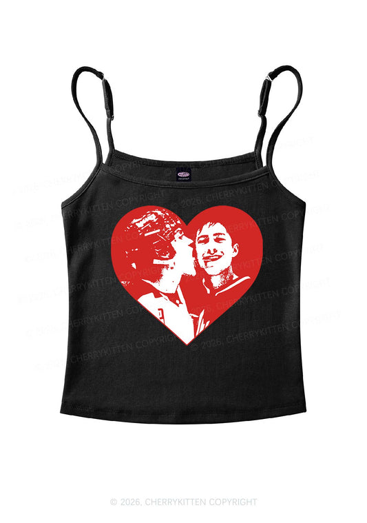 Red Heart Bros HR Y2K Spaghetti Strap Cami Cherrykitten