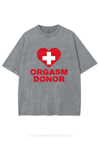 Orgxsm Donor Y2K Shirts Washed Tee Cherrykitten