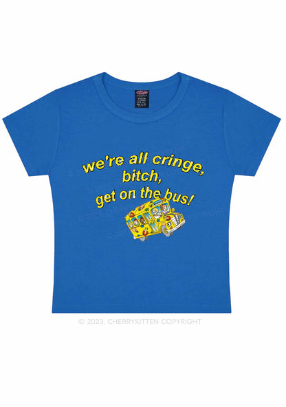 All Cringe Y2K Baby Tee Cherrykitten