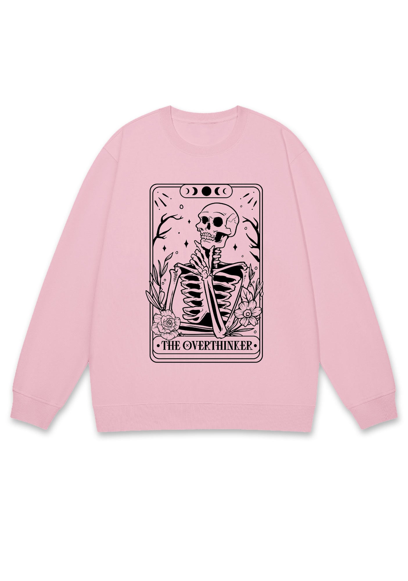 The Overthinker Skeleton Y2K Sweatshirt