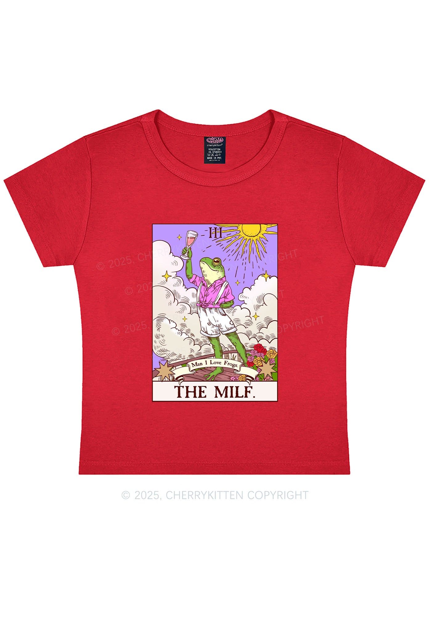 The Mxxf Frog Y2K Baby Tee Cherrykitten
