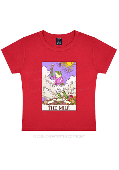 The Mxxf Frog Y2K Baby Tee Cherrykitten