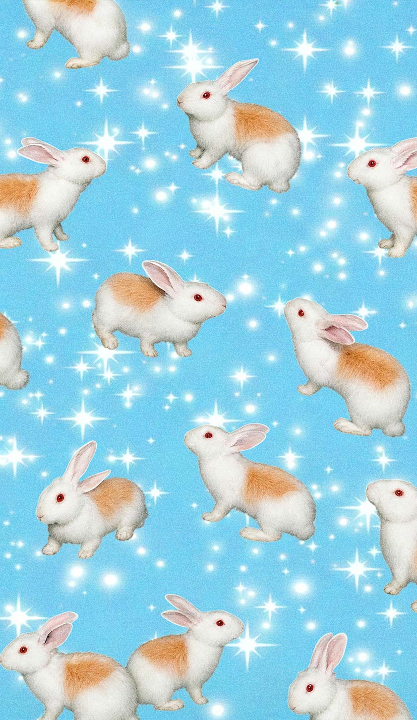 Orange Spotted Bunny Y2K Phone Case Cherrykitten