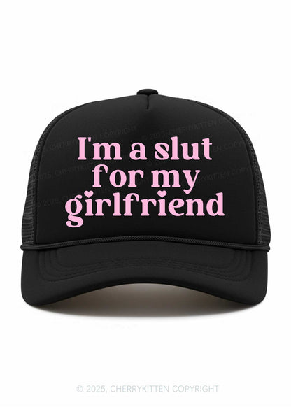 Slxt For My BF Valentine's Day Y2K Trucker Hat Cherrykitten
