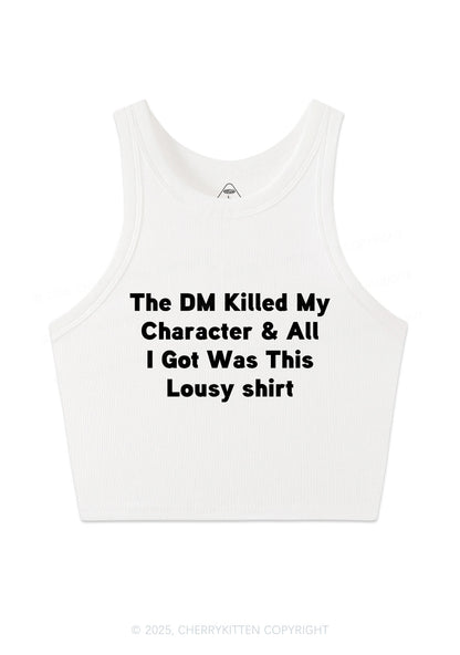Killed Character I Got Lousy Y2K Crop Tank Top Cherrykitten