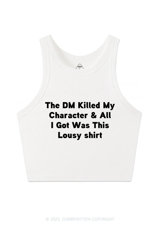 Killed Character I Got Lousy Y2K Crop Tank Top Cherrykitten
