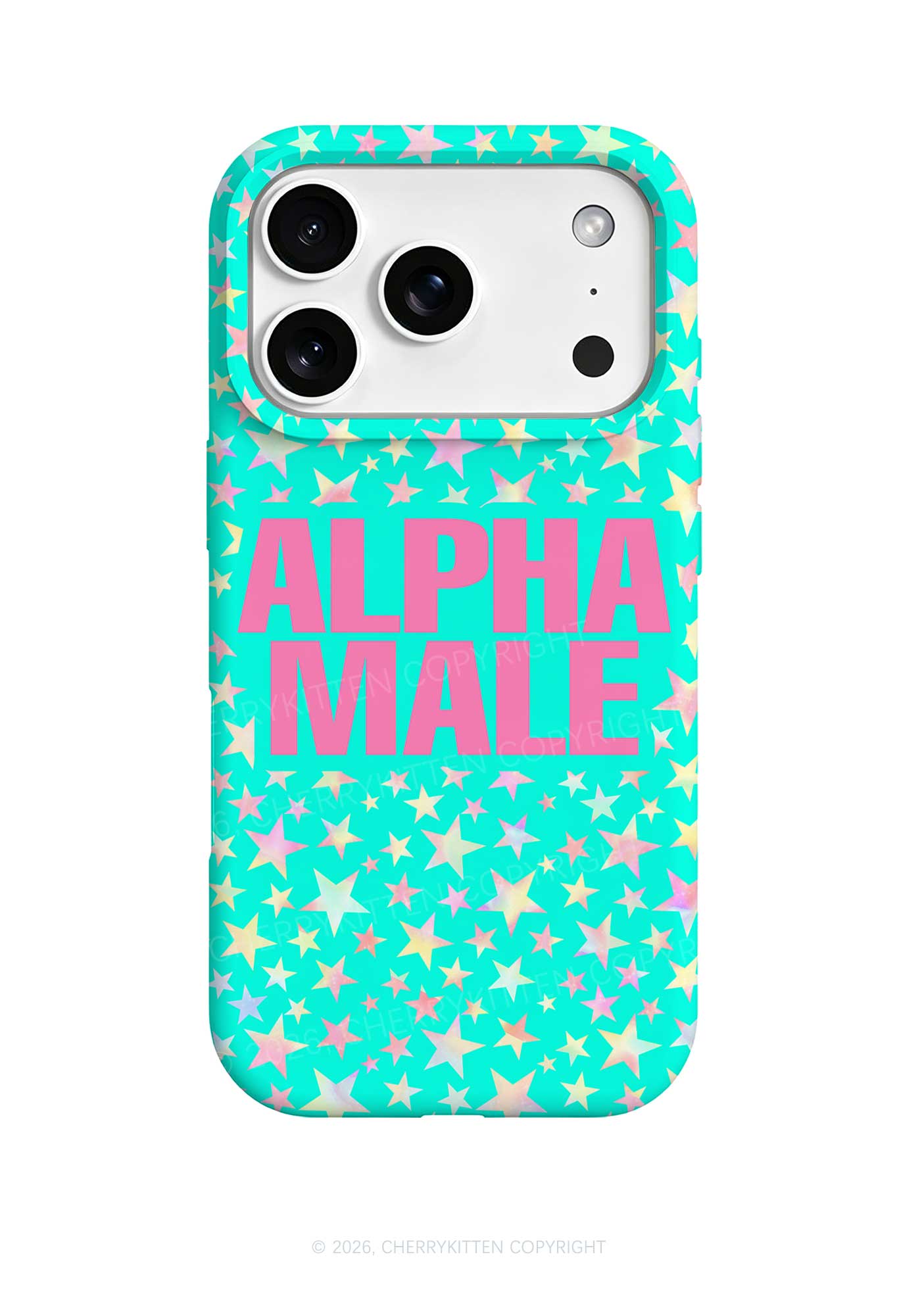 Blue Alpha Male Star Y2K Phone Case Cherrykitten