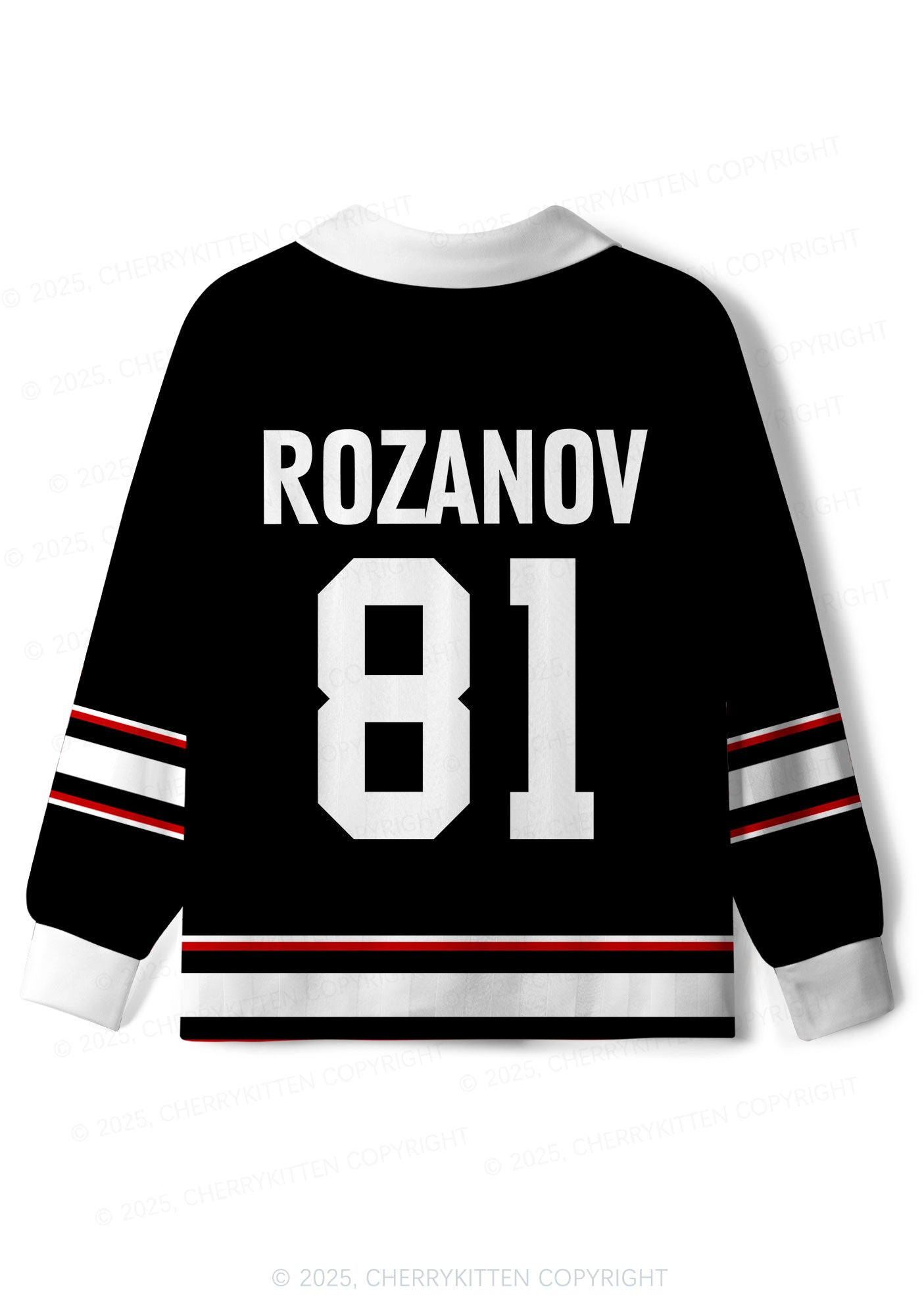 Black But Daddy I Love Them HR Y2K Long Sleeve Sport Jersey Shirts Cherrykitten