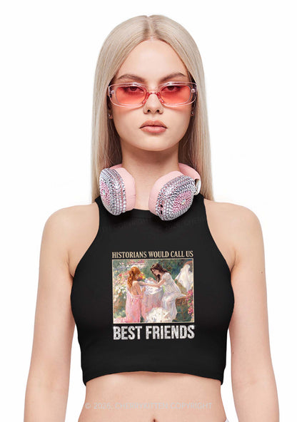 Historians Call Us Best Friends Pride Y2K Crop Tank Top Cherrykitten