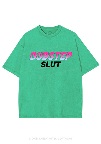 Dubstep Slxt Y2K Shirts Washed Tee Cherrykitten