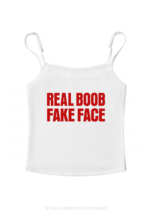 Fake Face Real Bxxb Y2K Spaghetti Strap Cami Cherrykitten
