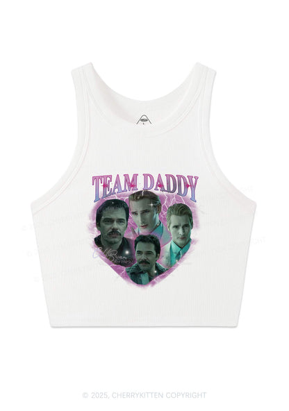 Team Daddy Y2K Crop Tank Top Cherrykitten