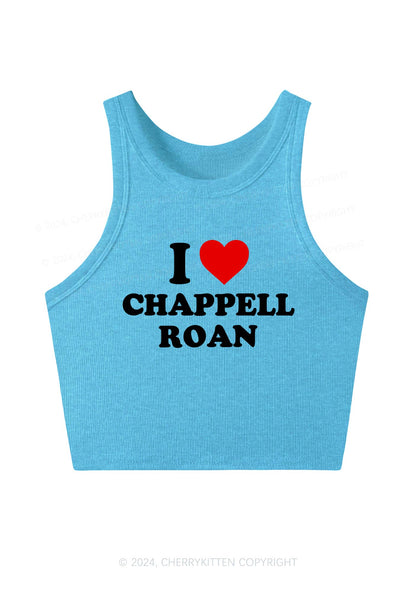 I Love CR Y2K Crop Tank Top Cherrykitten