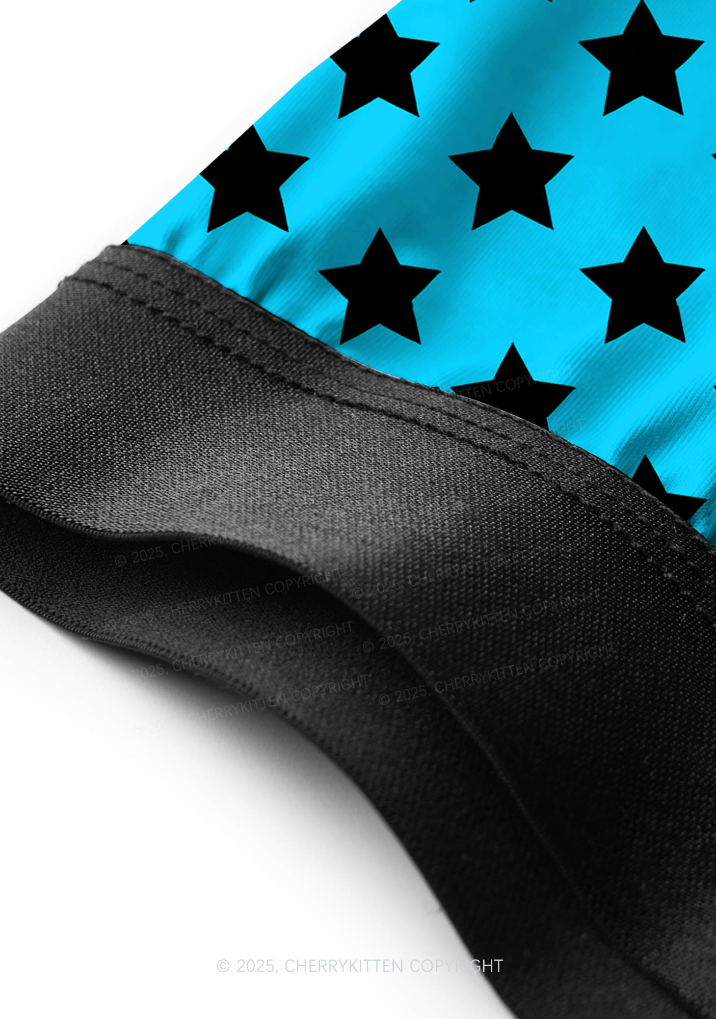 Black Star Y2K Print Men Boxer Briefs Cherrykitten