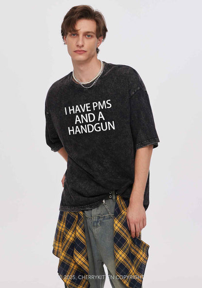 I Have Pms Y2K Shirts Washed Tee Cherrykitten