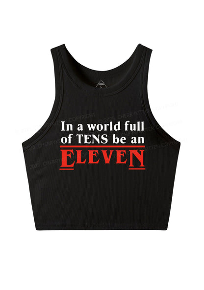 Be An Eleven Y2K Crop Tank Top Cherrykitten
