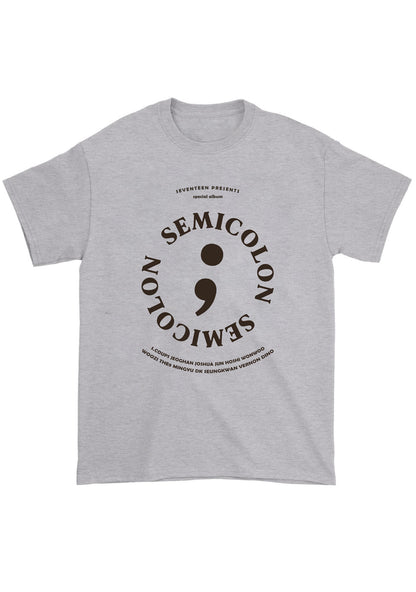 Semicolon Svt Kpop Chunky Shirt