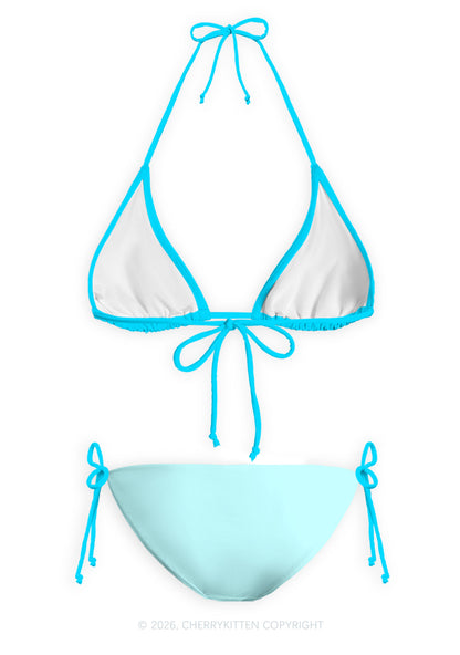Light Blue Sexsi Y2K Print Bikini Set Cherrykitten