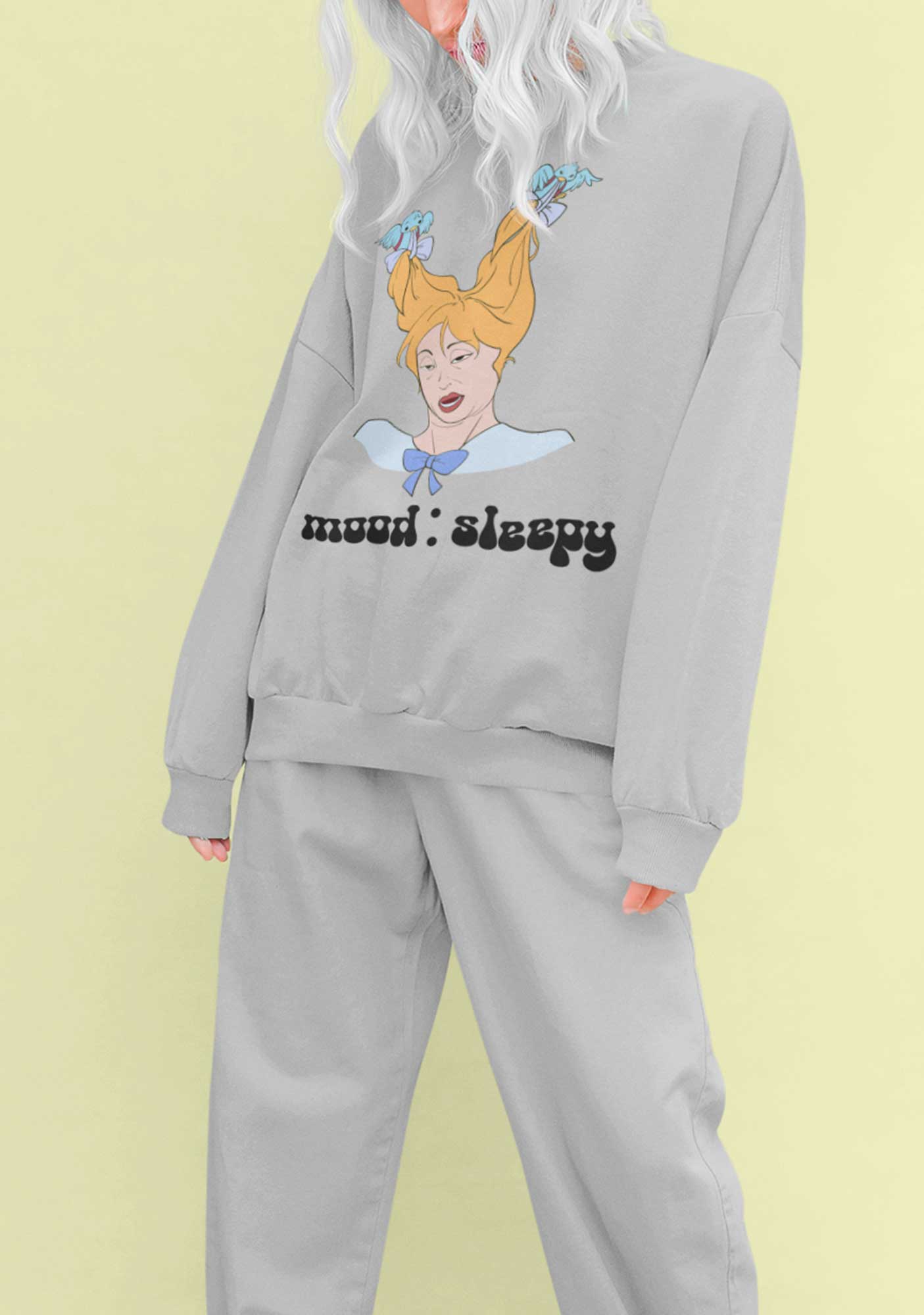 Mood Sleepy Girl Y2K Sweatshirt