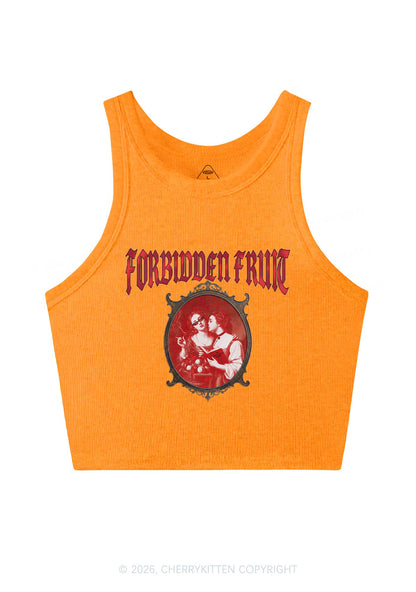 Forbidden Fruit Pride Y2K Crop Tank Top Cherrykitten