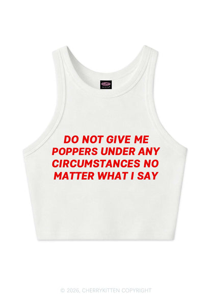 Do Not Give Me Pxppers Y2K Crop Tank Top Cherrykitten