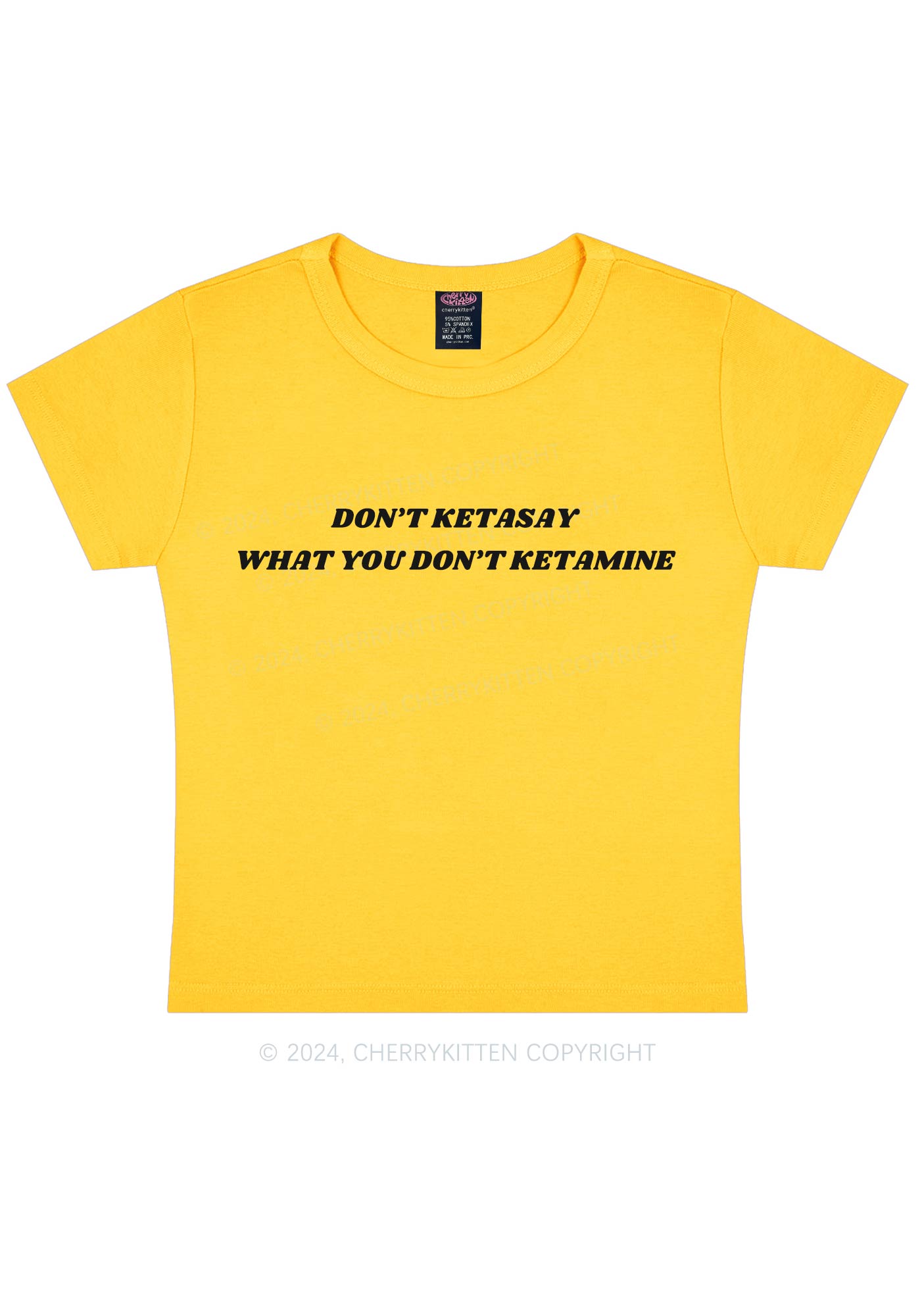 Don't Ketasay Y2K Baby Tee Cherrykitten