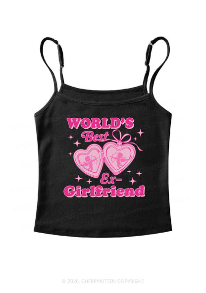 Worlds Best Ex GF Valentine's Day Y2K Spaghetti Strap Cami Cherrykitten
