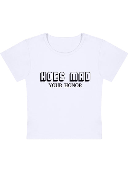 Curvy Hoes Mad Your Honor Baby Tee