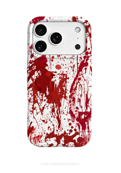 Halloween Red Blood On White Y2K Phone Case Cherrykitten