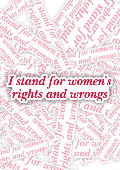 I Stand For Womens Rights Pride 1pc Y2K Sticker Cherrykitten
