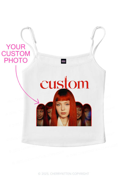 Custom Five Portraits Y2K Spaghetti Strap Cami Cherrykitten
