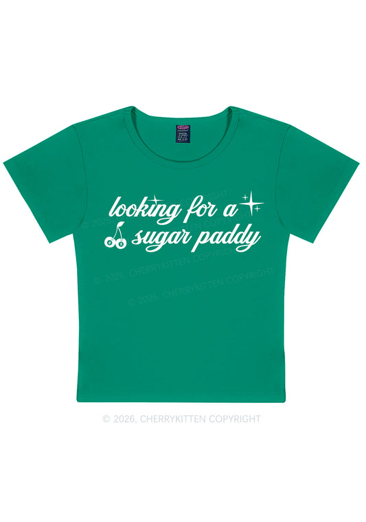 Looking For A Sugar Paddy St Patricks Y2K Baby Tee Cherrykitten