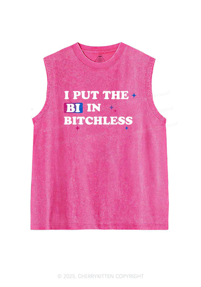 Put BI In Bxxchless Pride Y2K Washed Muscle Tank Cherrykitten