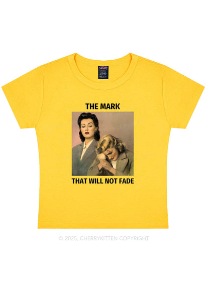 Mark Will Not Fade Pride Y2K Baby Tee Cherrykitten