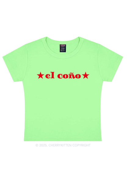El Cono Y2K Baby Tee Cherrykitten