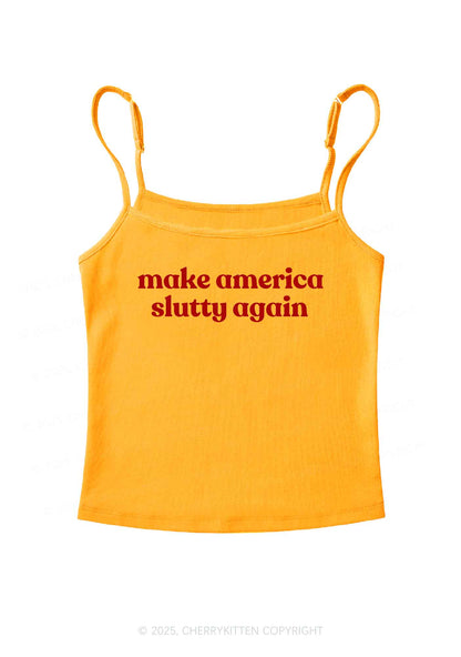 Make America Slxtty Again Y2K Spaghetti Strap Cami Cherrykitten