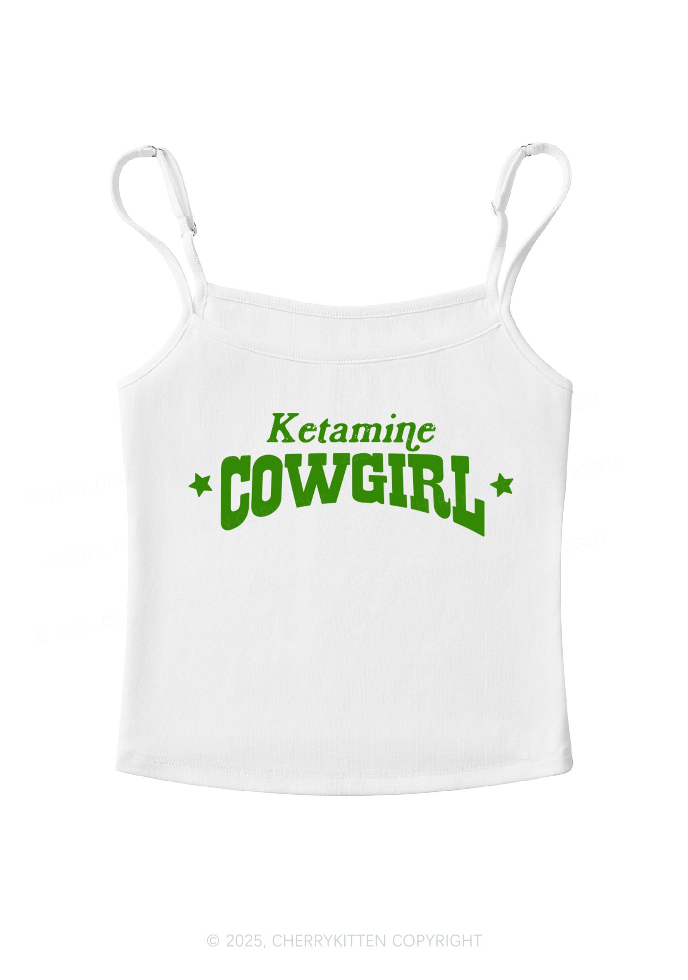 K Star Cowgirl Y2K Spaghetti Strap Cami Cherrykitte