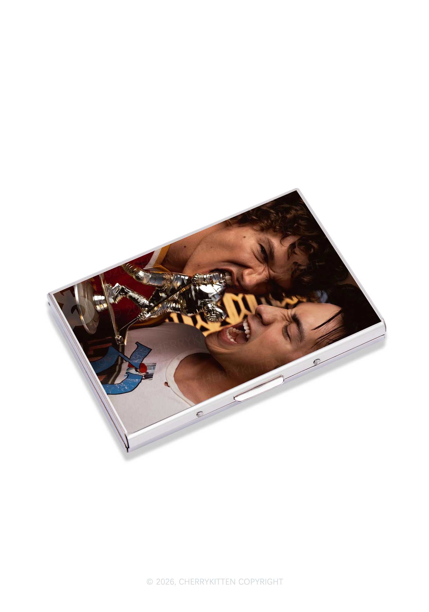 Couple Biting HR Y2K Mirror Cigarette Case Cherrykitten