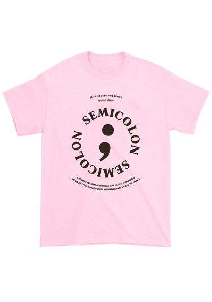 Semicolon Svt Kpop Chunky Shirt