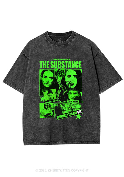 Halloween The Horror Movie Y2K Shirts Washed Tee Cherrykitten