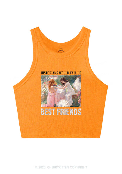 Historians Call Us Best Friends Pride Y2K Crop Tank Top Cherrykitten
