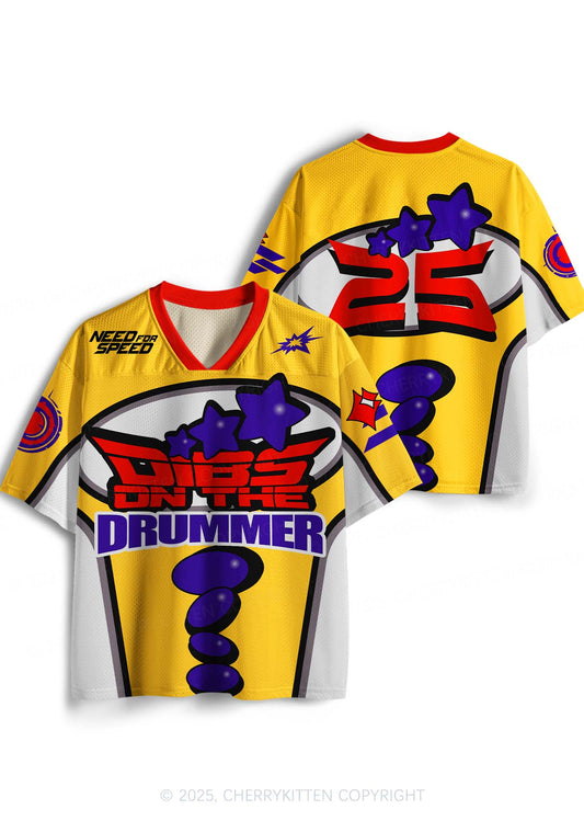 Custom Dibs On The Drummer Y2K Sport Jersey Shirts Cherrykitten