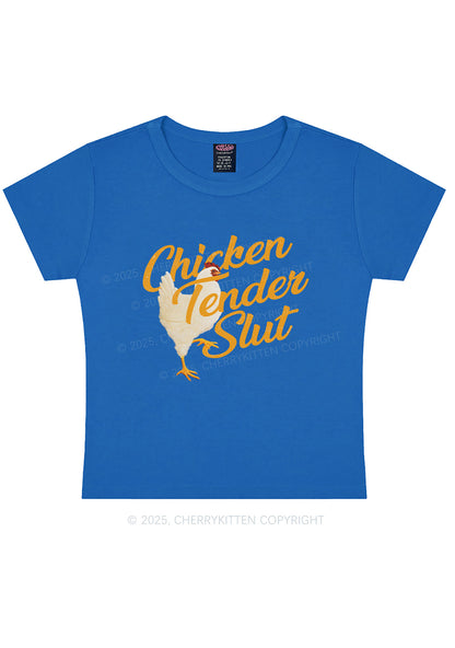 Chicken Tender Slxt Y2K Baby Tee Cherrykitten