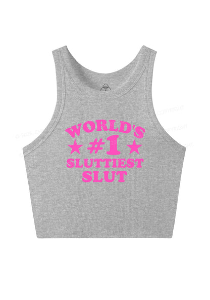 Worlds First Slxttiest Slxt Y2K Crop Tank Top Cherrykitten