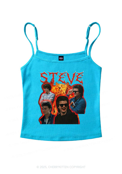 SH Flame Vibe Y2K Spaghetti Strap Cami Cherrykitten