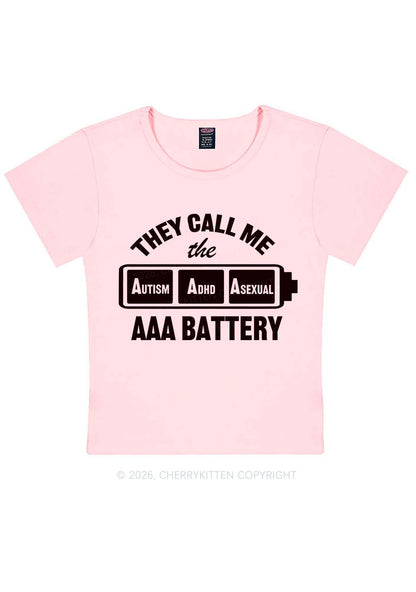 They Call Me AAA Battery Pride Y2K Baby Tee Cherrykitten