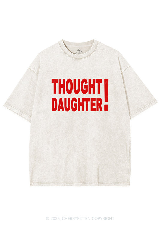 Thought Daughter Y2K Shirts Washed Tee Cherrykitten