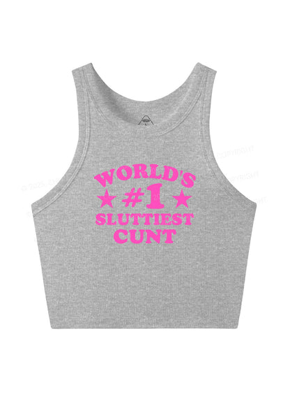 Worlds First Slxttiest Cxxt Y2K Crop Tank Top Cherrykitten