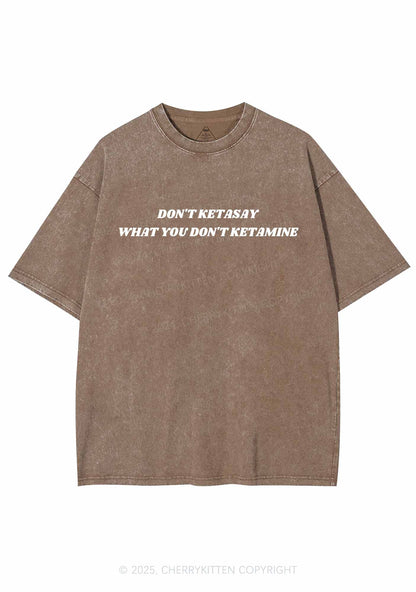 Don't Ketasay Y2K Washed Tee Cherrykitten
